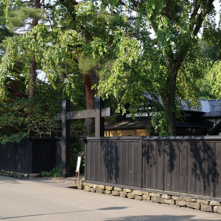 Квартал старых самурайских домов в КакуноДатэ; Акита
