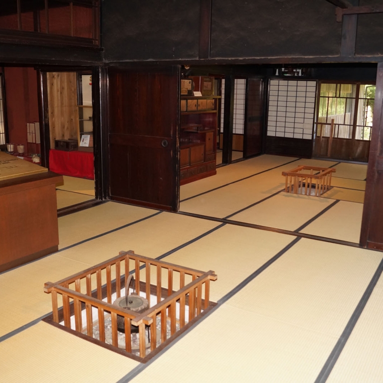 В одном из многочисленных музеев старых традиционных японских домов; Исикава