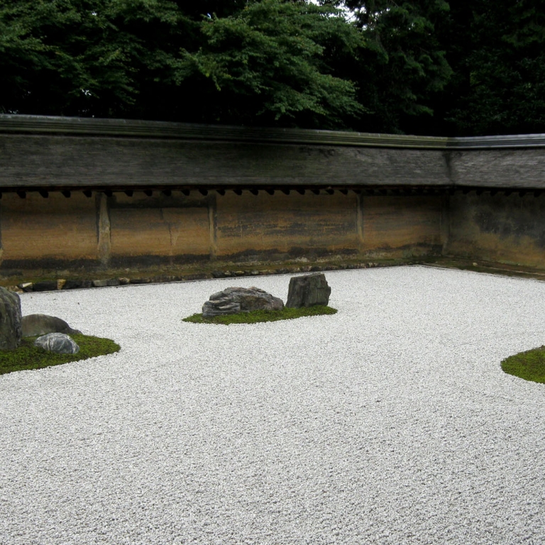 Камни и галька; Киото