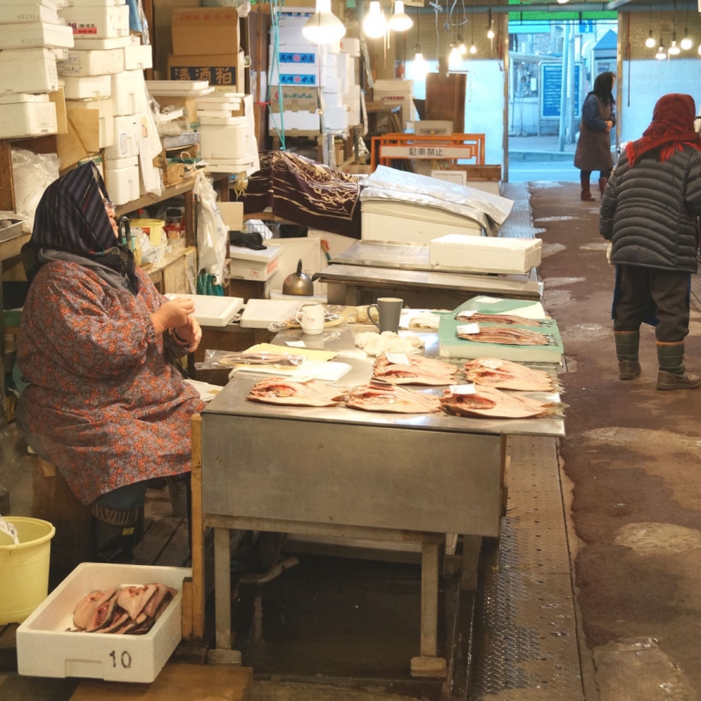 Самый калоритный рыбный рынок Японии - МуцуМинато в г.Хатинохэ; Аомори