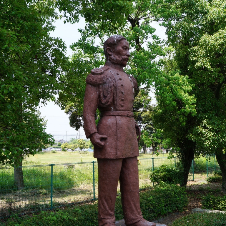 Памятник Путятину в г.Фудзи; Сидзуока
